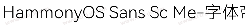 HammonyOS Sans Sc Me字体转换